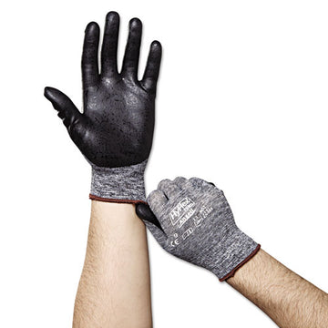 AnsellPro Hyflex Foam Gloves, Dark Gray-black, Size 9, 12 Pairs freeshipping - TVN Wholesale